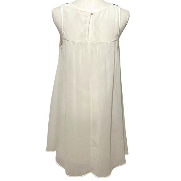 Chelsea & Violet Embroidered Gauzy Sleeveless Dress M Boho Hippie Tribal Ethnic - Picture 4 of 9